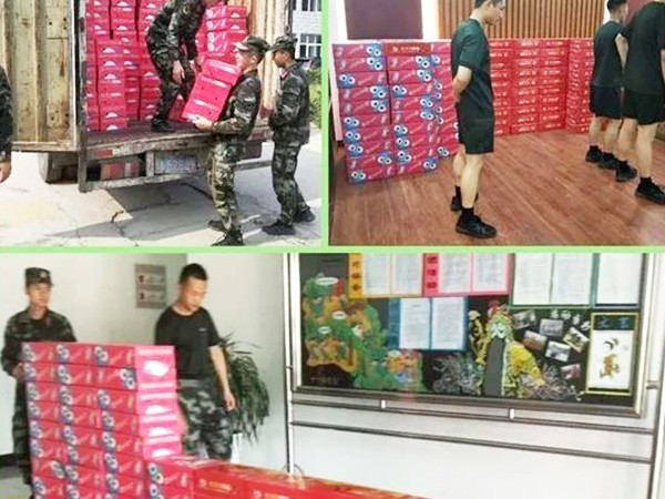 頂真飲品“八一”擁軍慰問活動(dòng)，共敘濃濃軍民情！